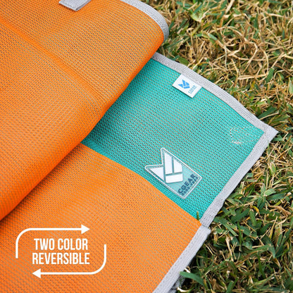 CGEAR Original Sand-Free Outdoor Camping Mat – Beach, Picnic & Camping Ground Mat with Carry Pouch